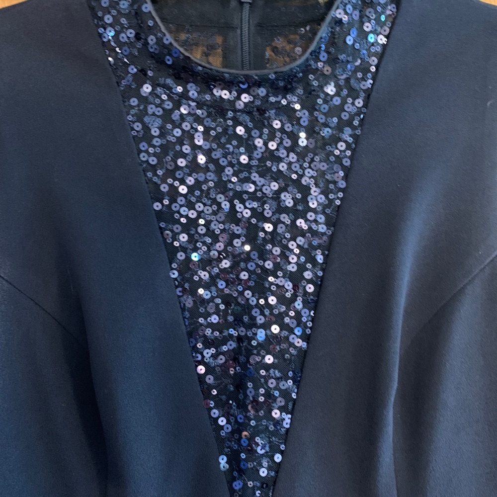 Long formal dress by Vince Camuto. Purchased at Nordstrom and worn once NavyBlue